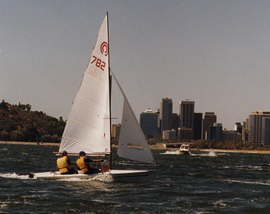 Greg J Tasar approx 1995 at Crawley Bay